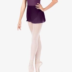 Women's Eggplant Purple Ballet Skirt